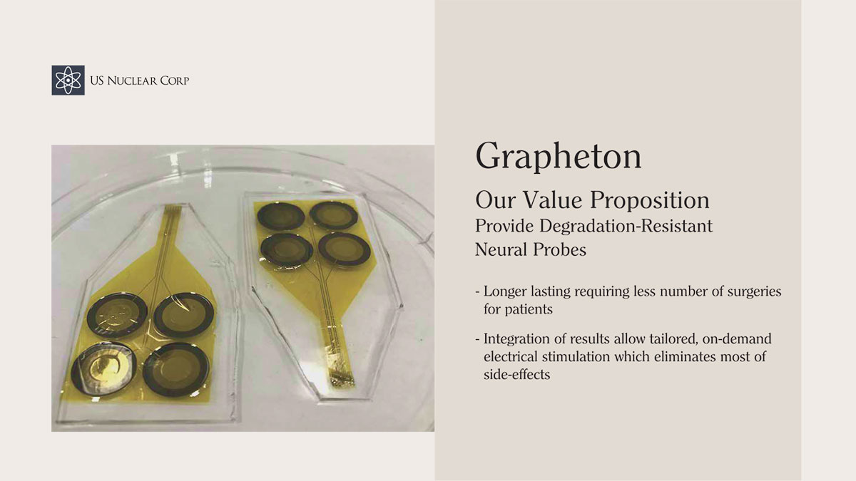 Grapheton Our Value Proposition Provide Degradation-Resistant Neural Probes